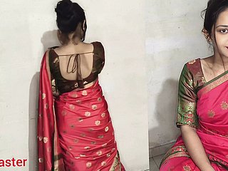 Desi อินเดีย Bhabhi เกาะ Lal Sari Mein Jabarjat Choda Hai _ ภาพยนตร์สุดเซ็กซี่