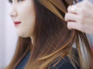 Manis gadis vietnamese headshave 2